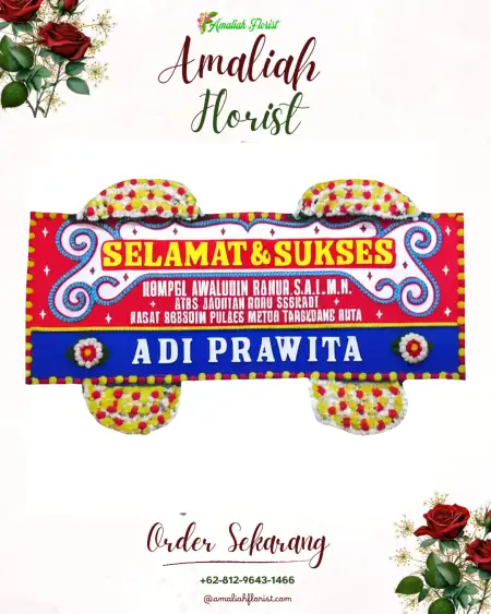 Papan Bunga Ucapan Selamat Buliide